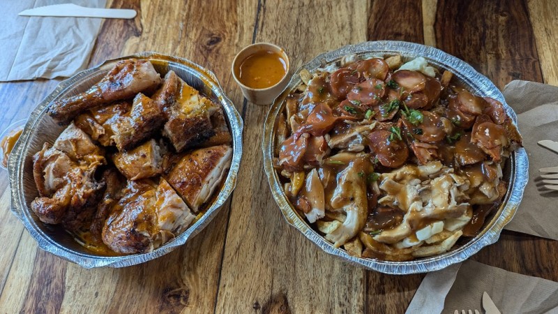 Portuguese chicken poutine Montreal