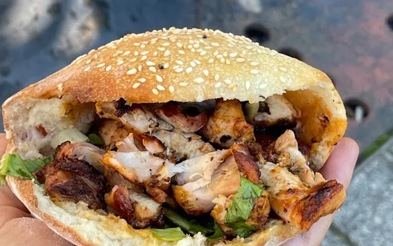 Antep Kabab sandwich