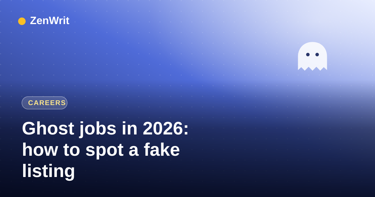 Ghost jobs in 2026: how to spot a fake listing before you apply