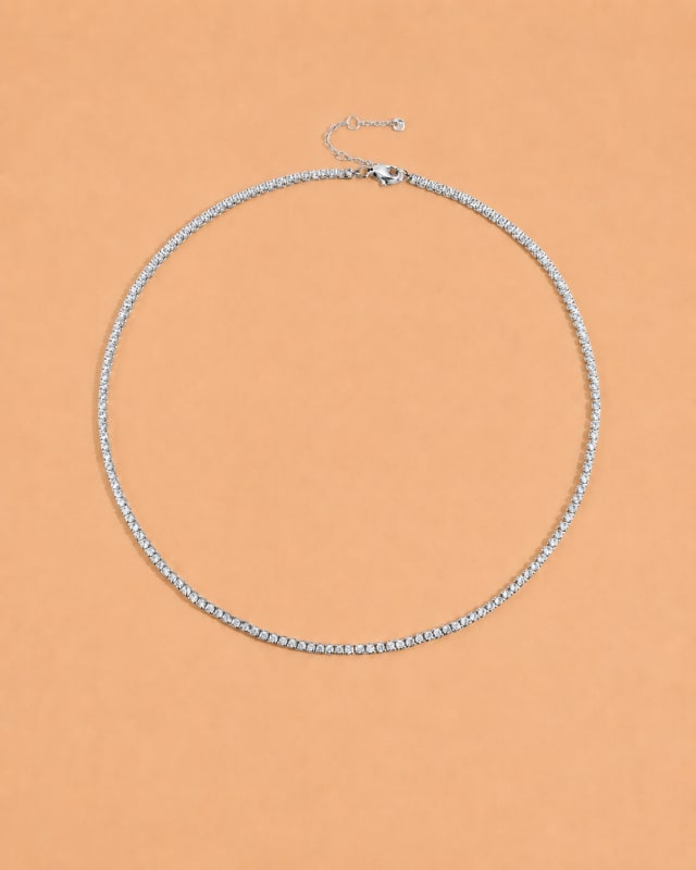 Silver Tennis Choker