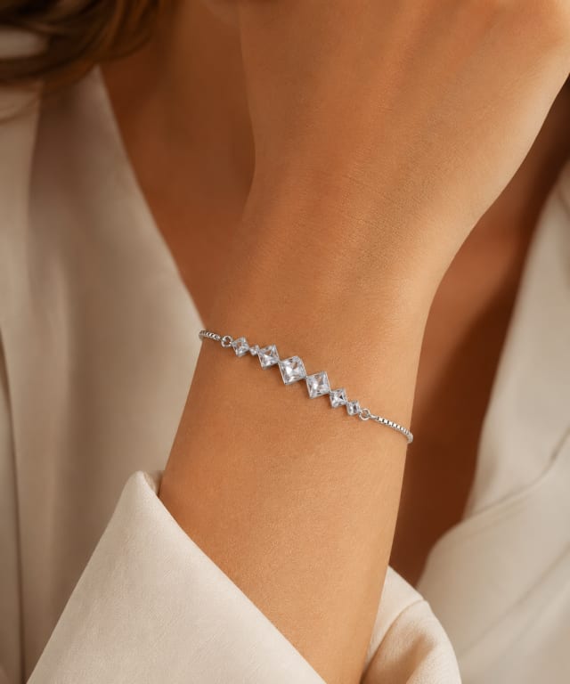 Crystal Line Bracelet