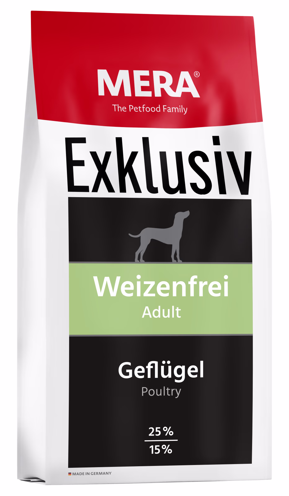 Mera Exklusiv Weisenfrei Adult Kylling 15Kg (Hvetefri)