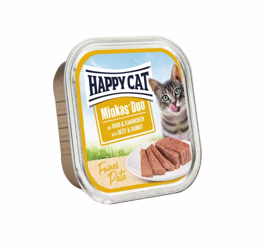 Happy Cat Minkas Duo Menu Okse & Kanin 100g