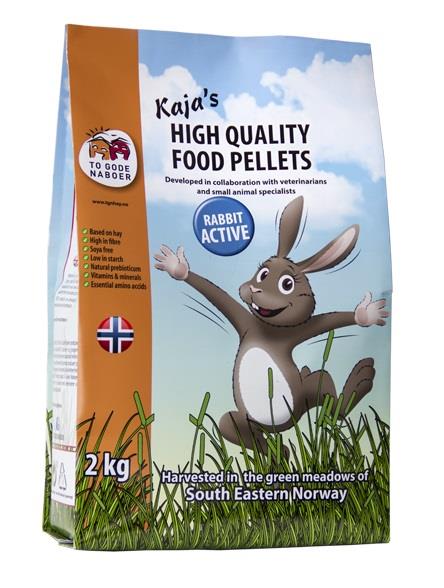 Kaninpellets Kaja`s Kanin Aktiv 2Kg