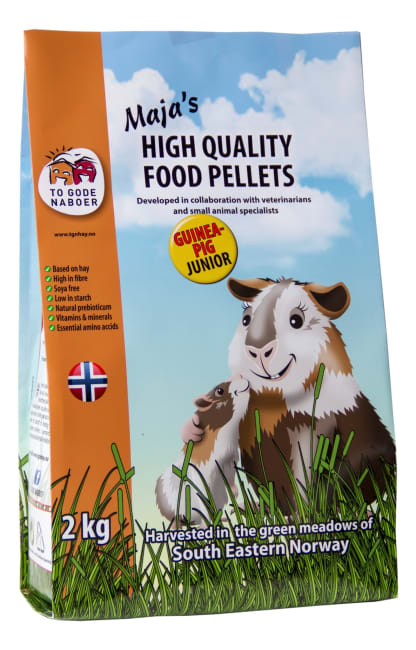 Marsvinpellets Maja`s Marsvin Junior 2Kg