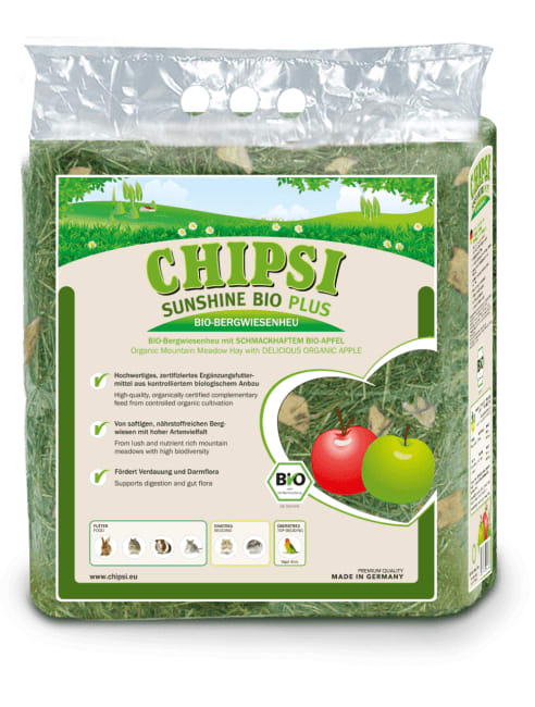 Chipsi Sunshine Bio Høy + Apple 600g
