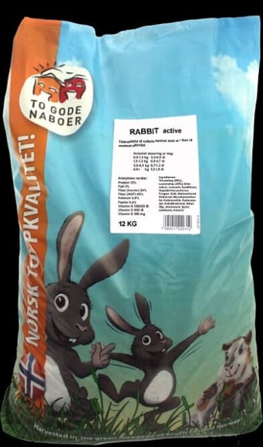 Kaninpellets Kaja`s Kanin Aktiv 12Kg