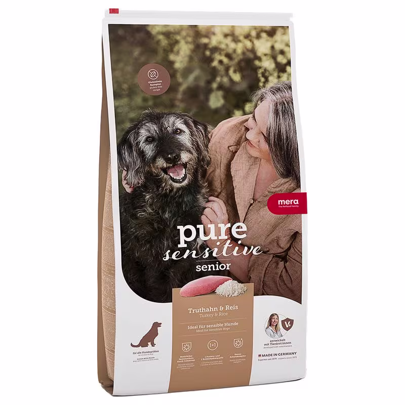 Mera pure sensitive Senior Kalkun & Ris 12,5Kg