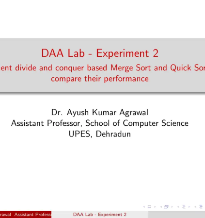 Course Content theory