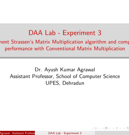 Course Content theory