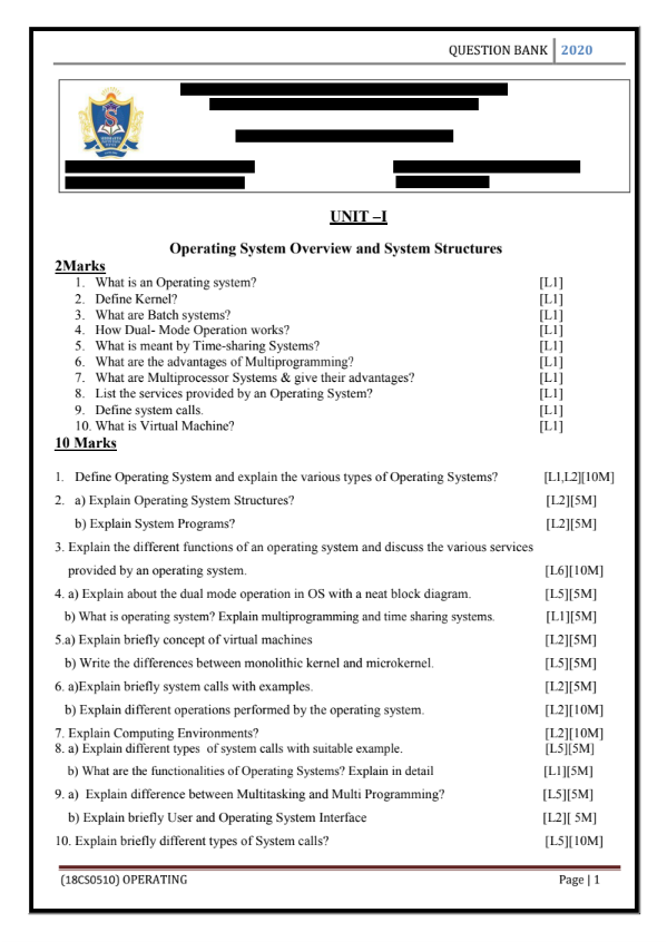 Assignment-1[Unit 3+4]