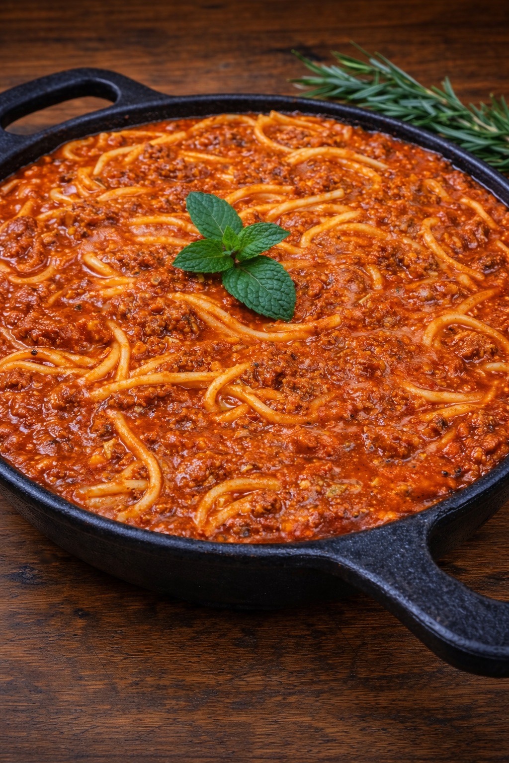 Spaghetti Bolonhesa ( serve bem 2 pessoas