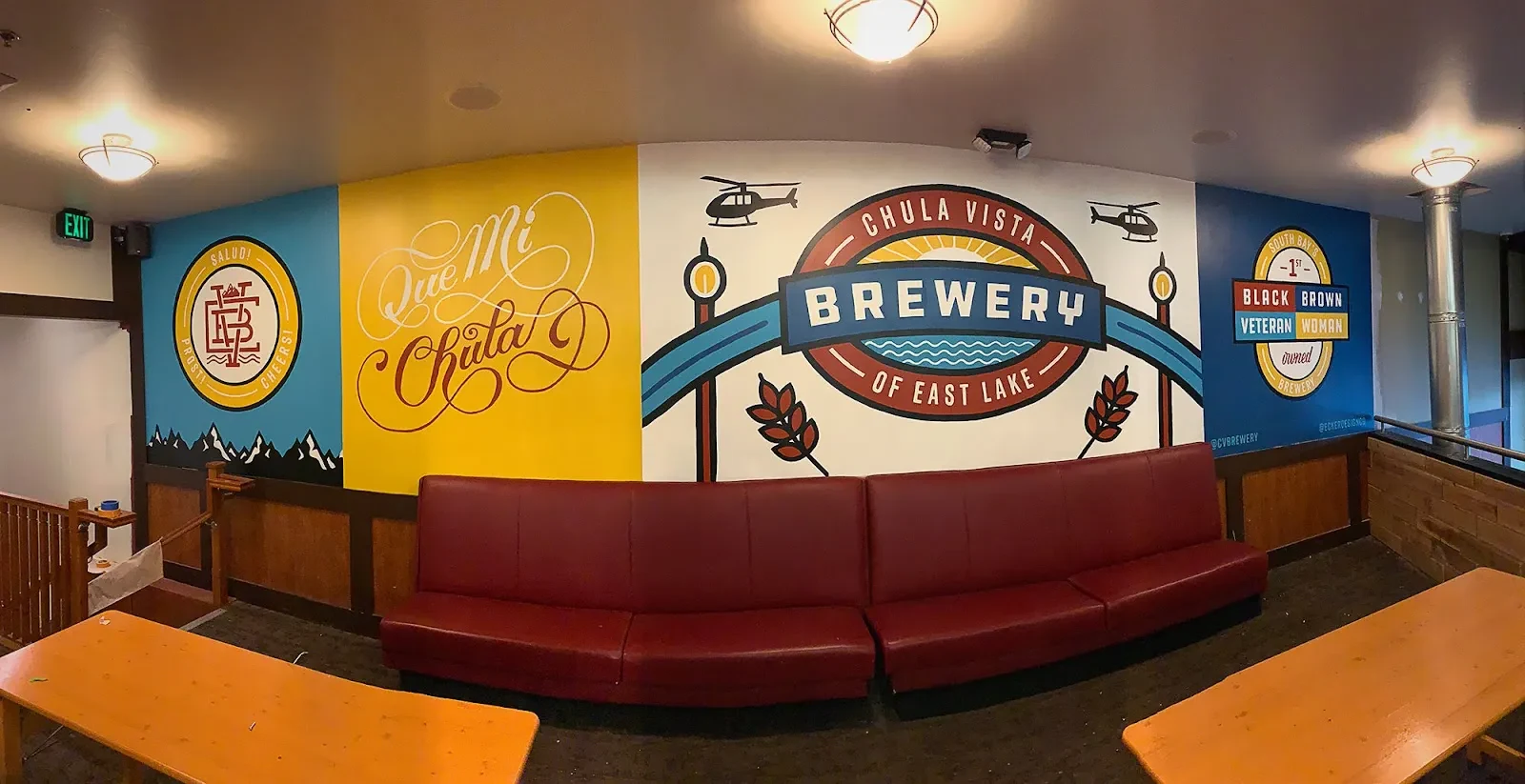 Craft Brewery Heritage and Local Pride Mural in San Diego, CA