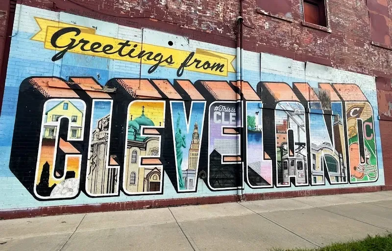 Greetings from Cleveland Mural in Cleveland, OH