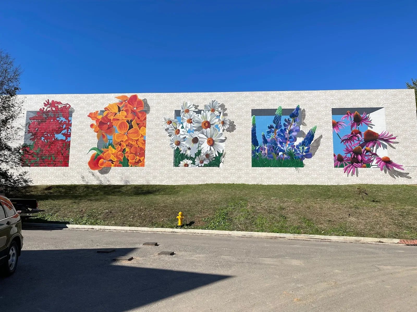 Five Seasons of Flowering Blooms Mural in Clarksville, TN