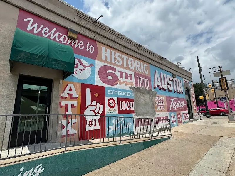 Historic 6th Street Mural in Austin, TX