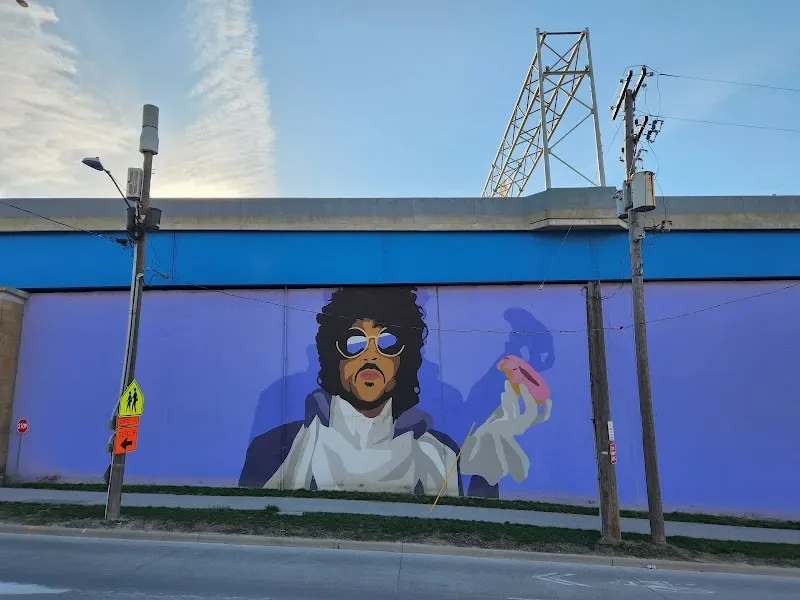 Prince with a Donut Mural in Cleveland, OH