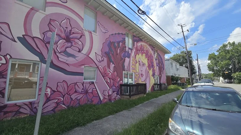 Azalea Hostess Mural in Savannah, GA