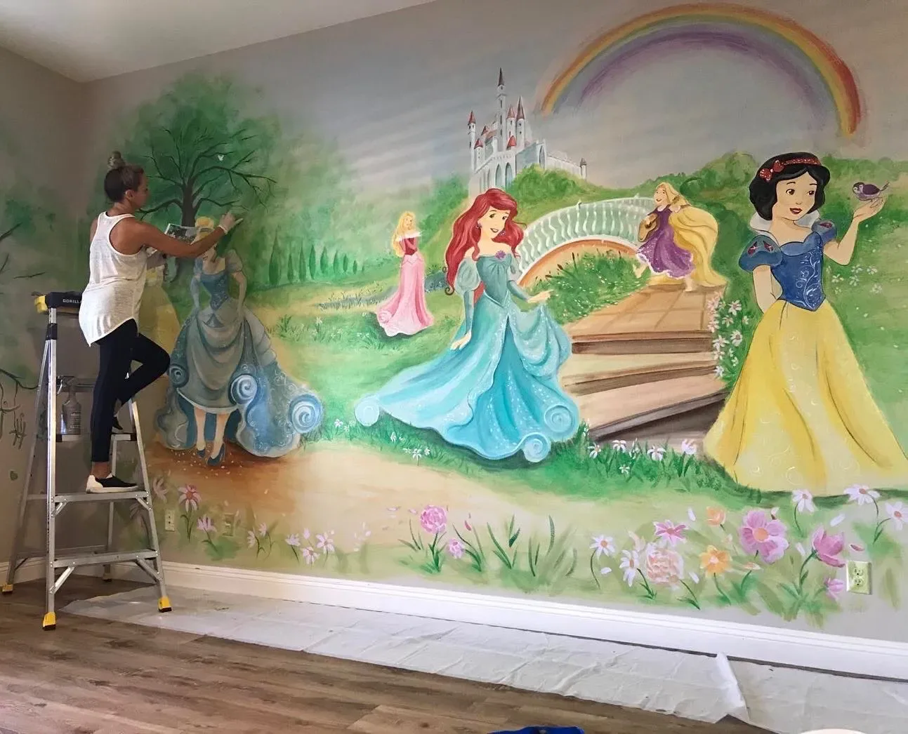 Alexandra Ivona Fine Art Painter. Muralist. Mural in Henderson, NV