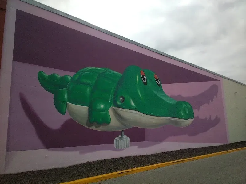 Alligator Mural in Gainesville, FL