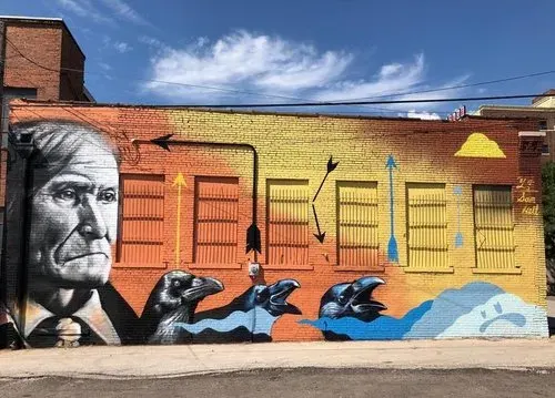 Collab Mural by Compost Pile and Sam Hale in Kansas City, MO