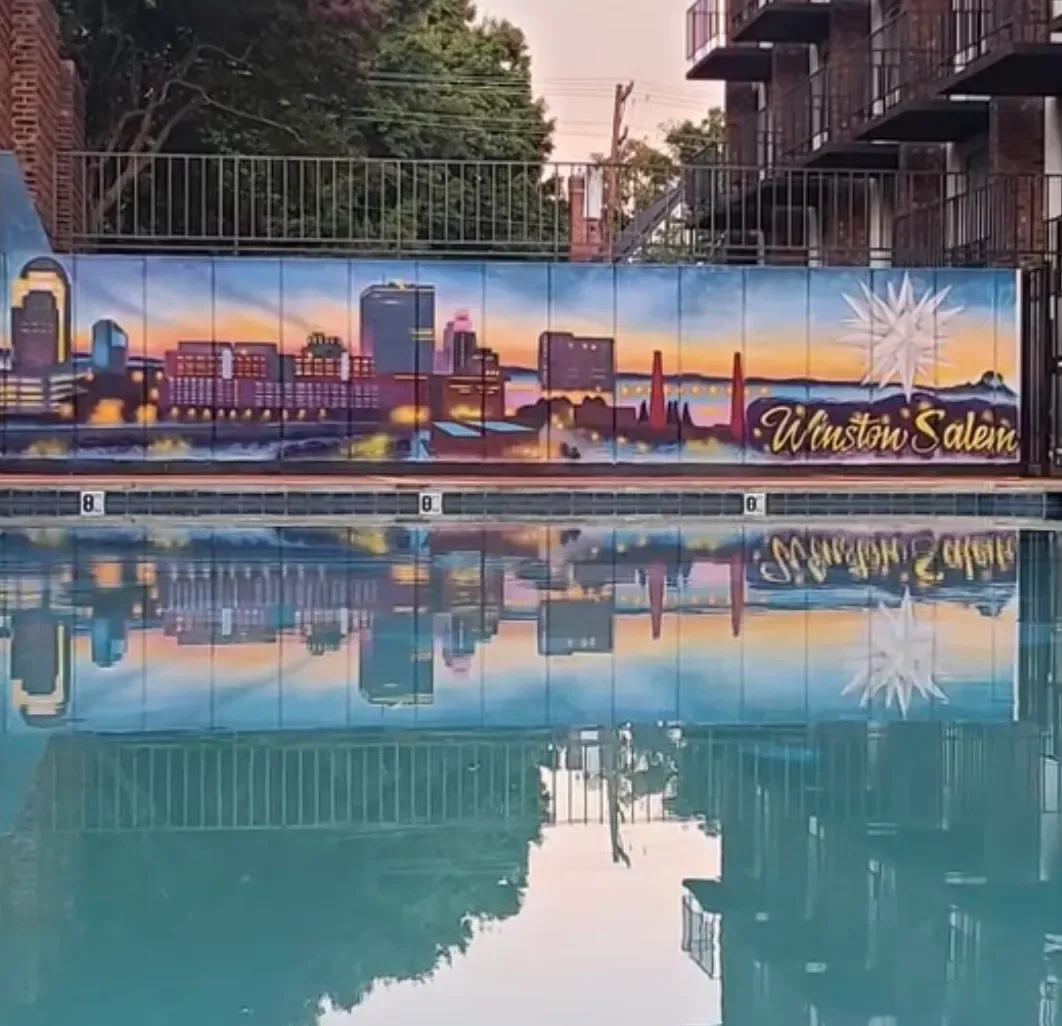 Fredo Felix - Muralist, NC Artist Mural in Winston-Salem, NC