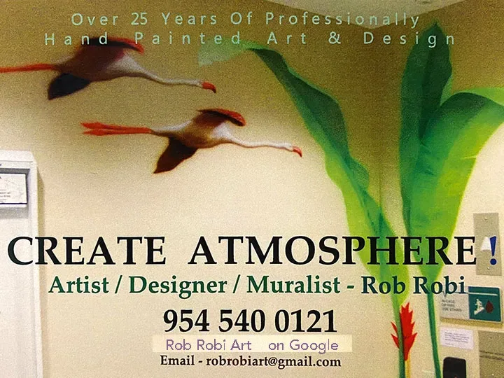 Rob Robi Art / Murals - Mural Artist in West Palm Beach, FL