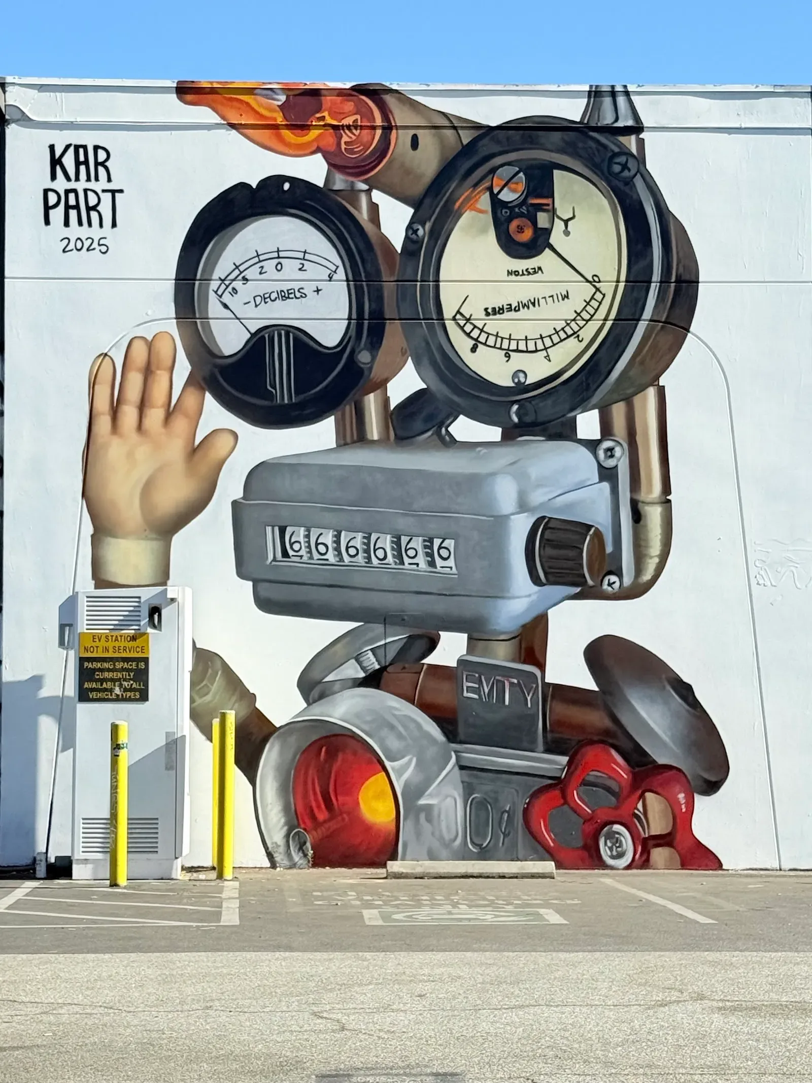 Kar Part Custom Mural Design Services Mural in Inglewood, CA