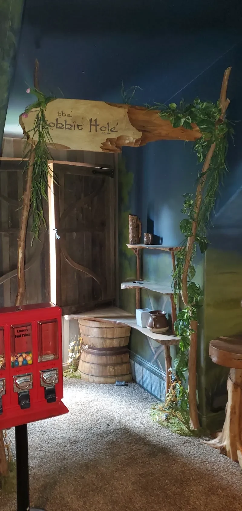 Hobbit Hole Archway with Woodland Vines Mural in Memphis, TN