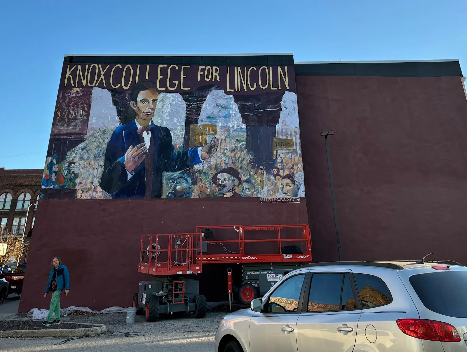 Lincoln's Legacy at Knox College Mural in Salt Lake City, UT