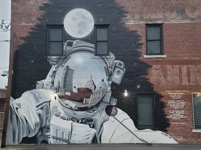 Astronaut Mural in Tulsa, OK