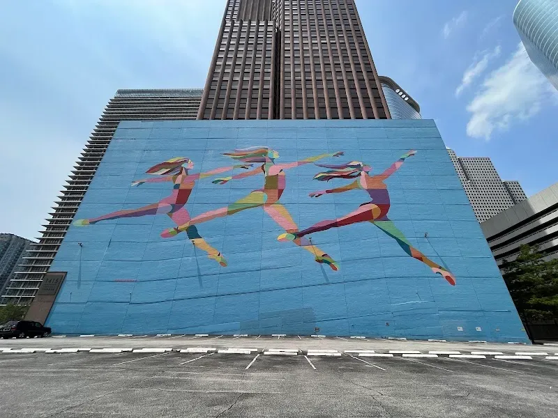 Sky Dance Art Mural in Houston, TX