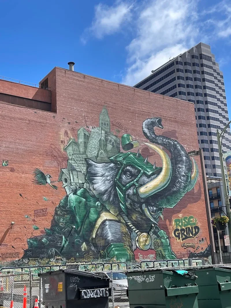 Oakland Athletics 'Stomper' Mural in Oakland, CA