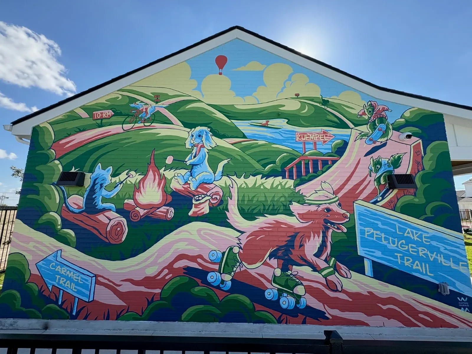 Adventures on the Trail with Friends and Magic Mural in Austin, TX