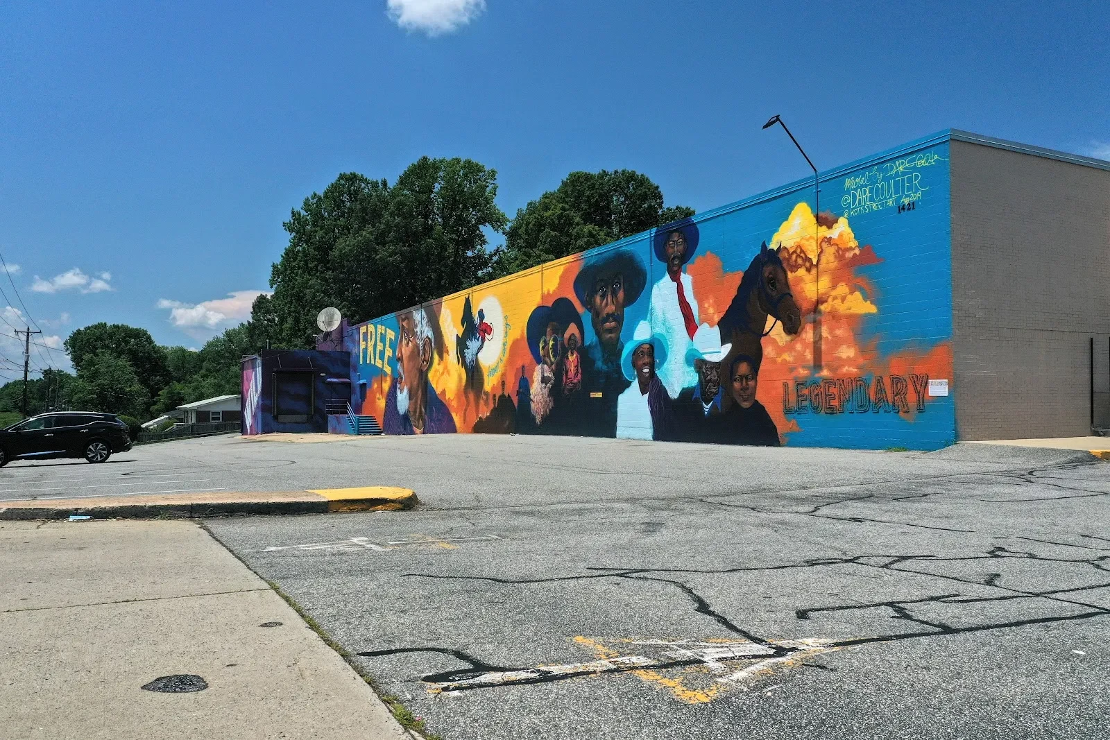 Kotis Street Art Mural in Cary, NC