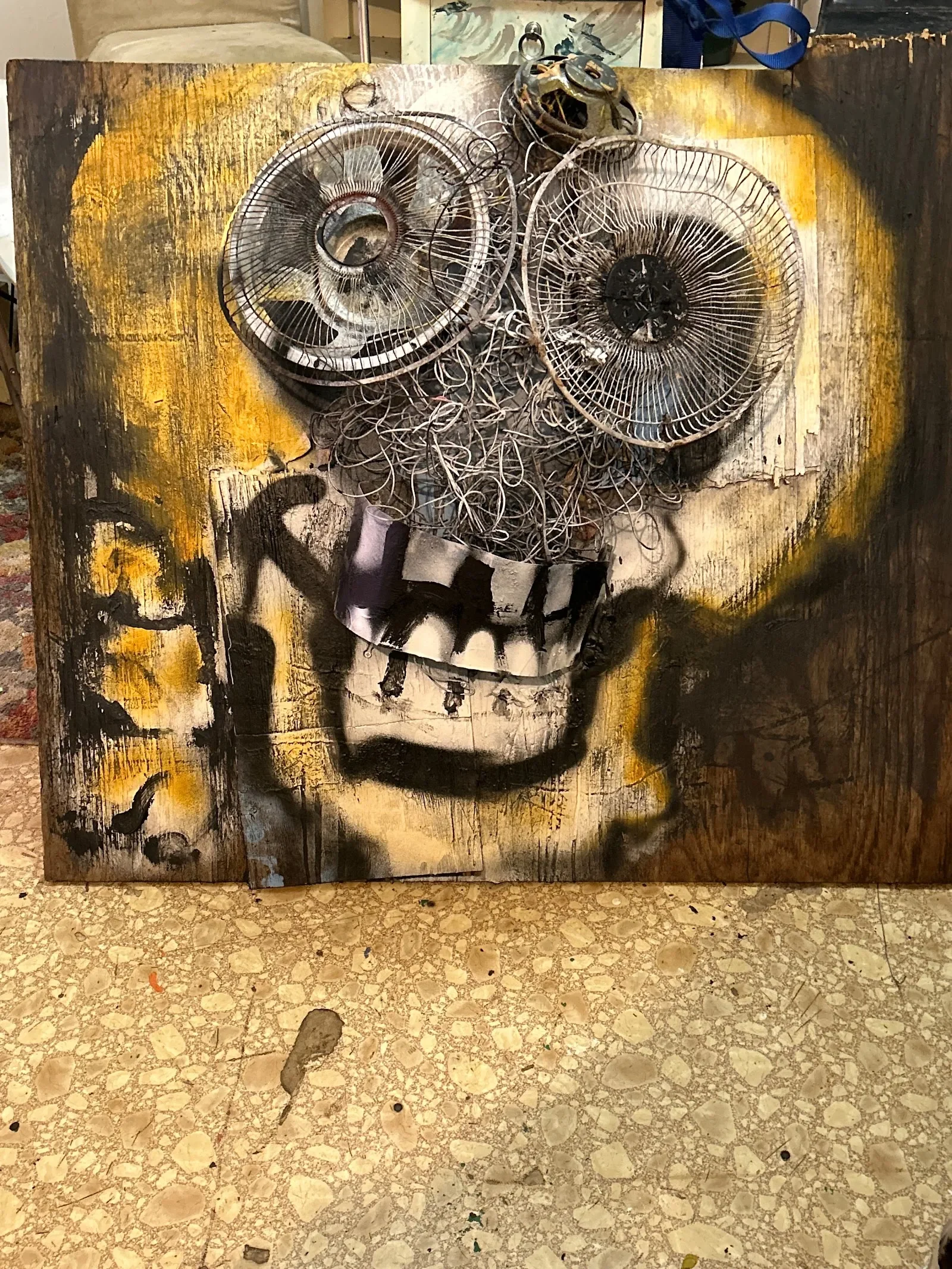 Mechanical Mind with Electric Eyes Mural in Atlanta, GA