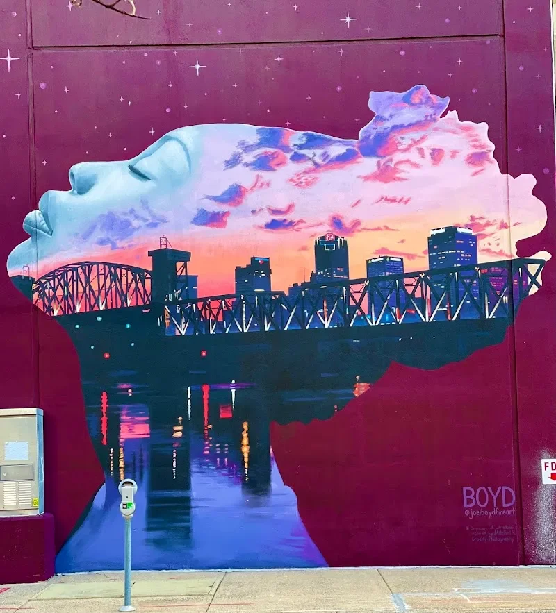 “City Dreamers” Mural in Little Rock, AR
