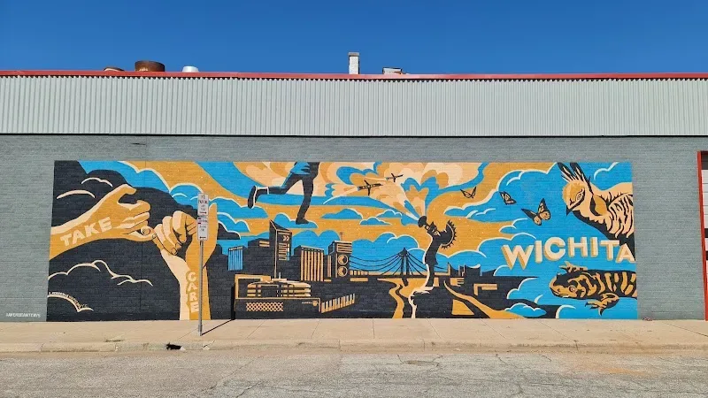 Wichikitty Cat Mural in Wichita, KS