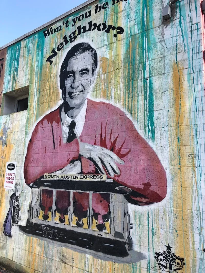 Won't You Be My Neighbor Mural in Austin, TX