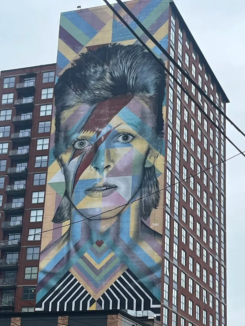 Kobra's "Ziggy Stardust" Mural in Jersey City, NJ