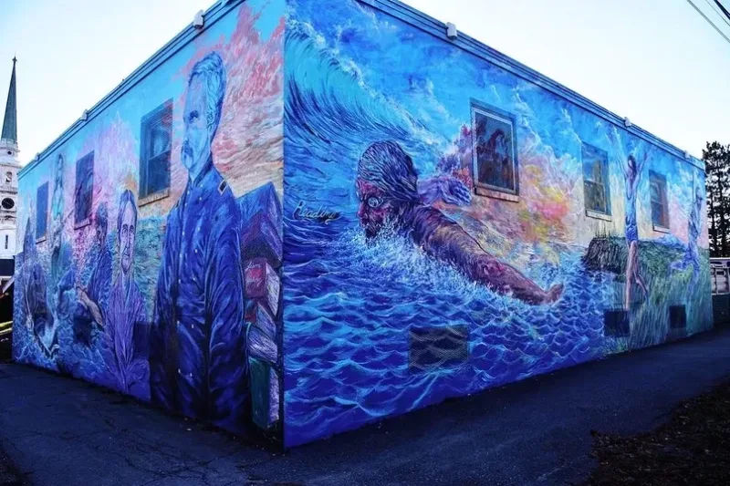 Sons of Loki mural work 2 in Bangor