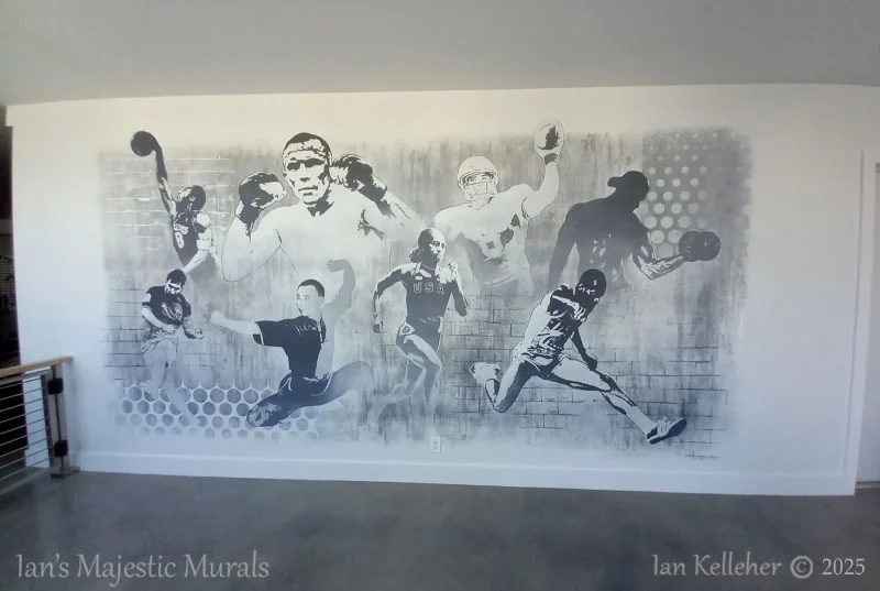 Athletes in Motion: Urban Sports Legacy Mural in Elizabeth, NJ