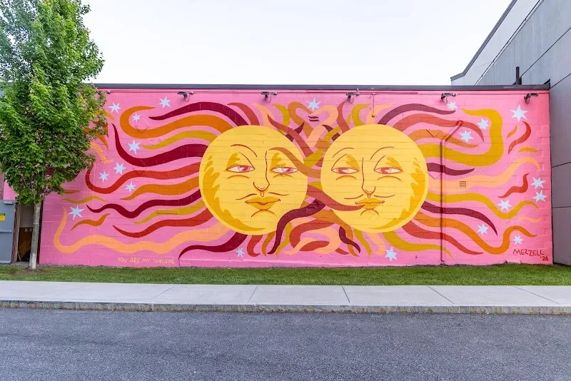 You Are My Sunshine (2024) by Michael Ezzell. Mural Produced by The Avenue Concept in Providence, RI