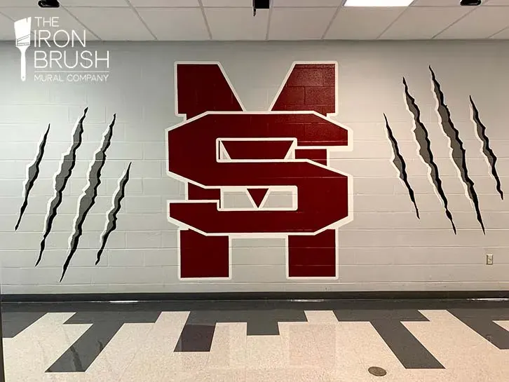 The Iron Brush Mural Company mural work 4 in Murfreesboro