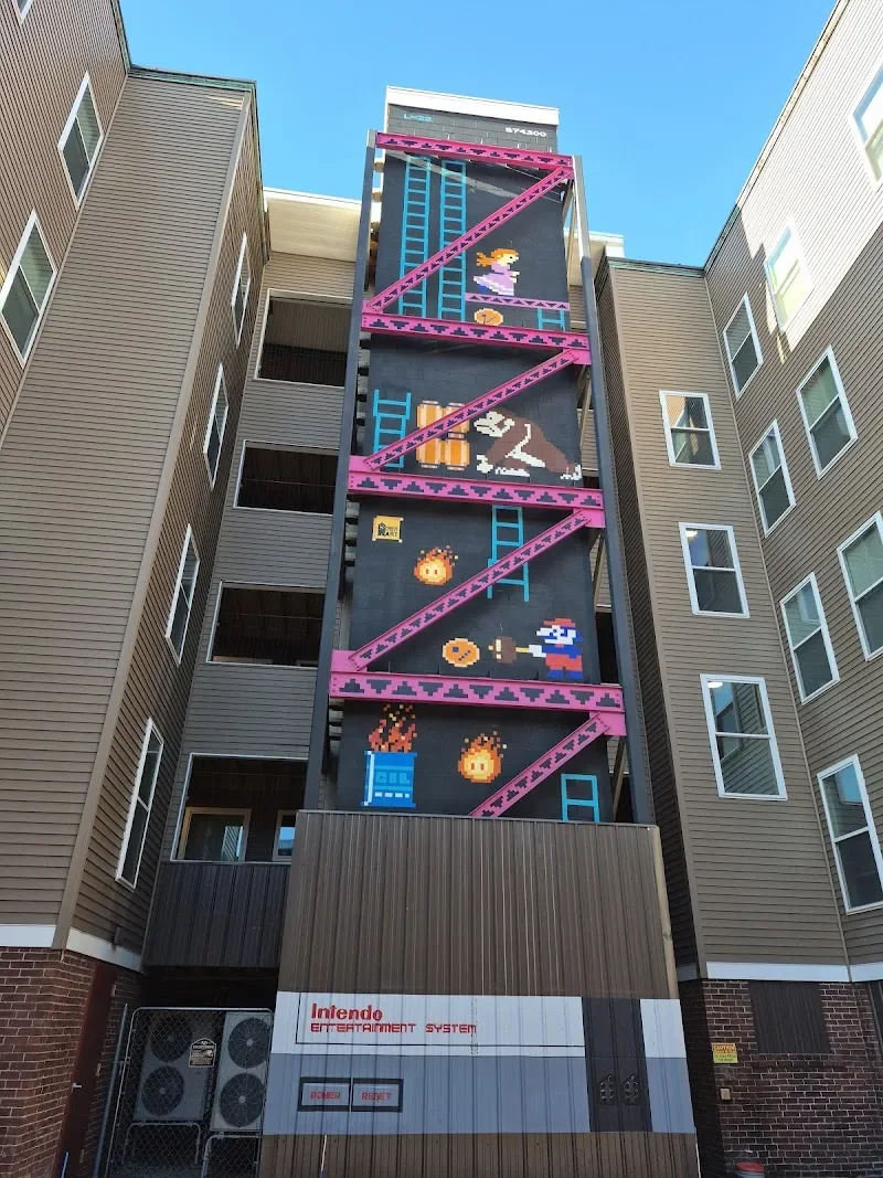 Mario/Donkey Kong Mural in Manchester, NH