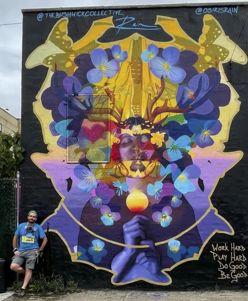 Osiris Rain Studios mural work 5 in Charlotte