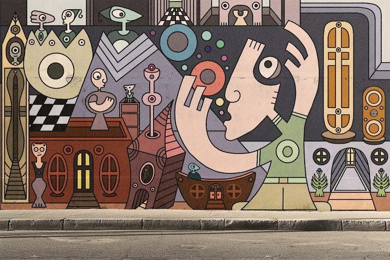 Nashville Mural Artist - CHUM mural work 5 in Nashville