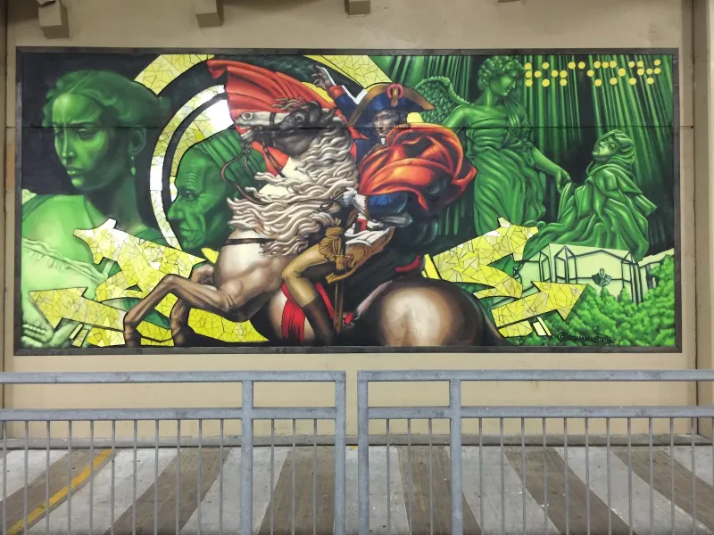 Rahmaan Statik | Artist | Muralist | Graphic Designer Mural in Chicago, IL