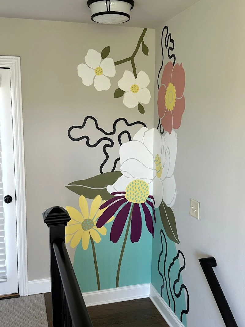 Artsy Elaine mural work 5 in Atlanta