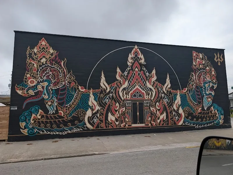 Temple of Eternal Bliss mural in St. Petersburg, FL